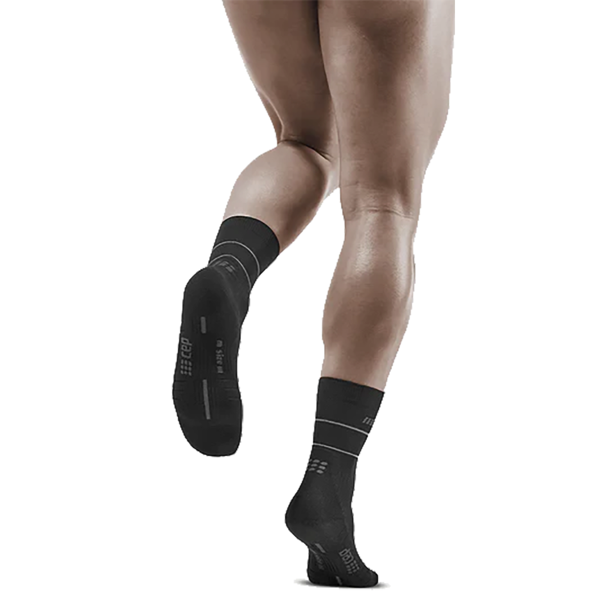 CEP Reflective Compression Mid-Cut Socks