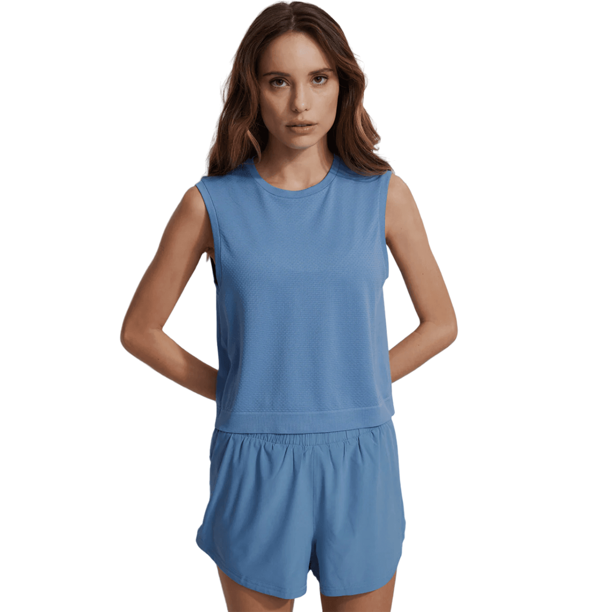 Varley Page Seamless Crop Tank