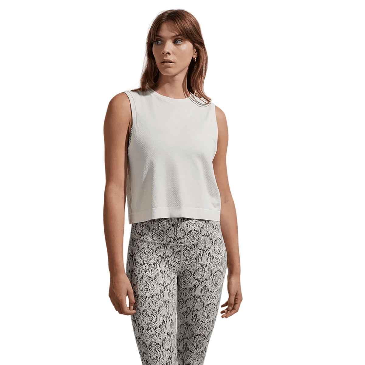 Varley Page Seamless Crop Tank