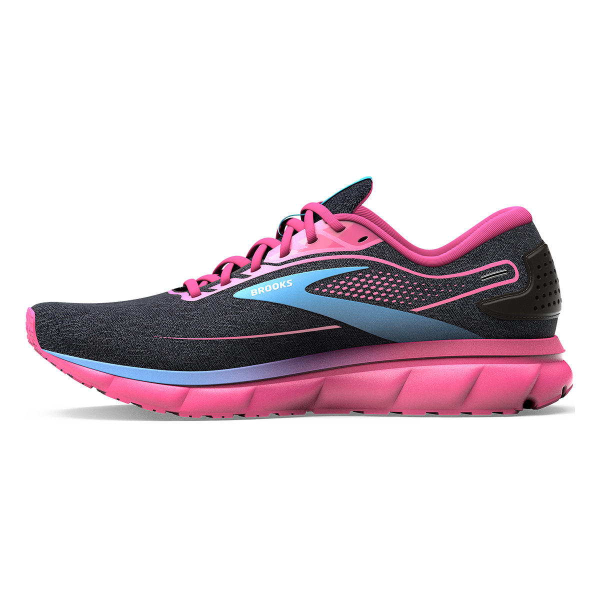 Brooks Trace 2 - Black - Marina - Lilac Rose