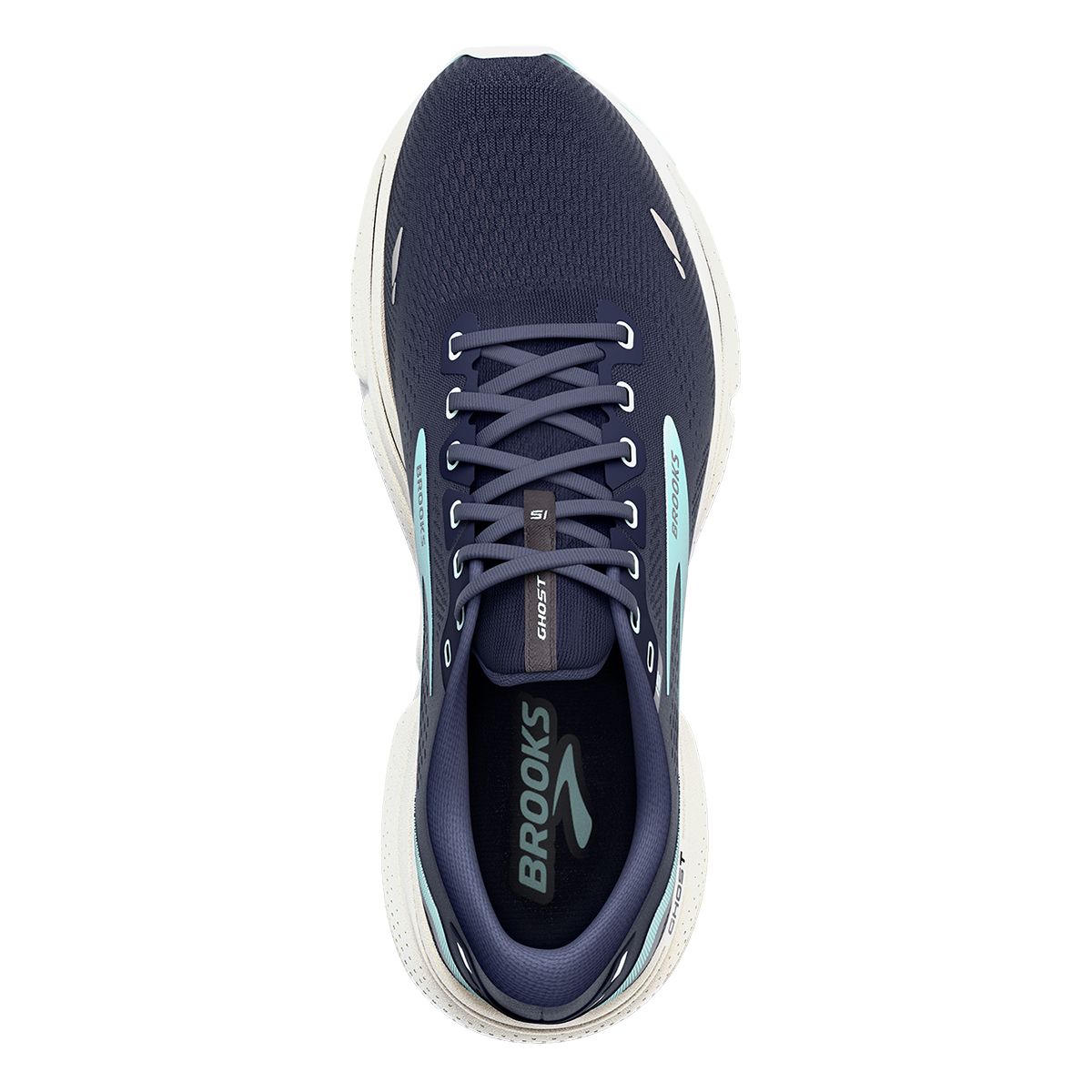 Brooks Ghost 15 - Peacoat - Pearl - Salt Air