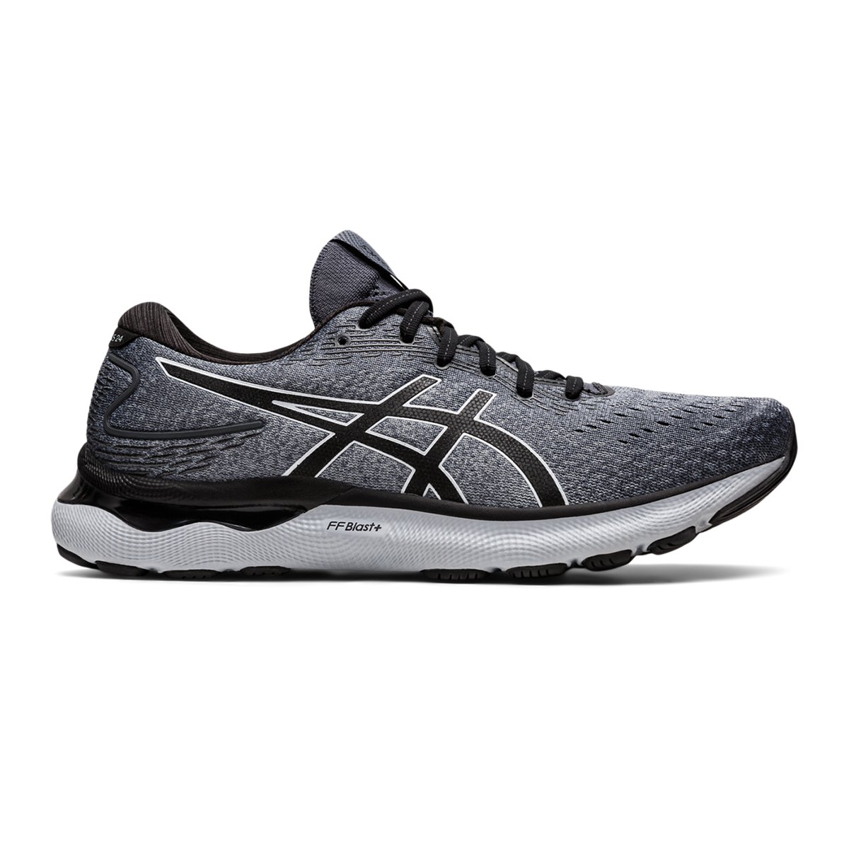 Asics Gel Nimbus 24 - Black - Pure Silver