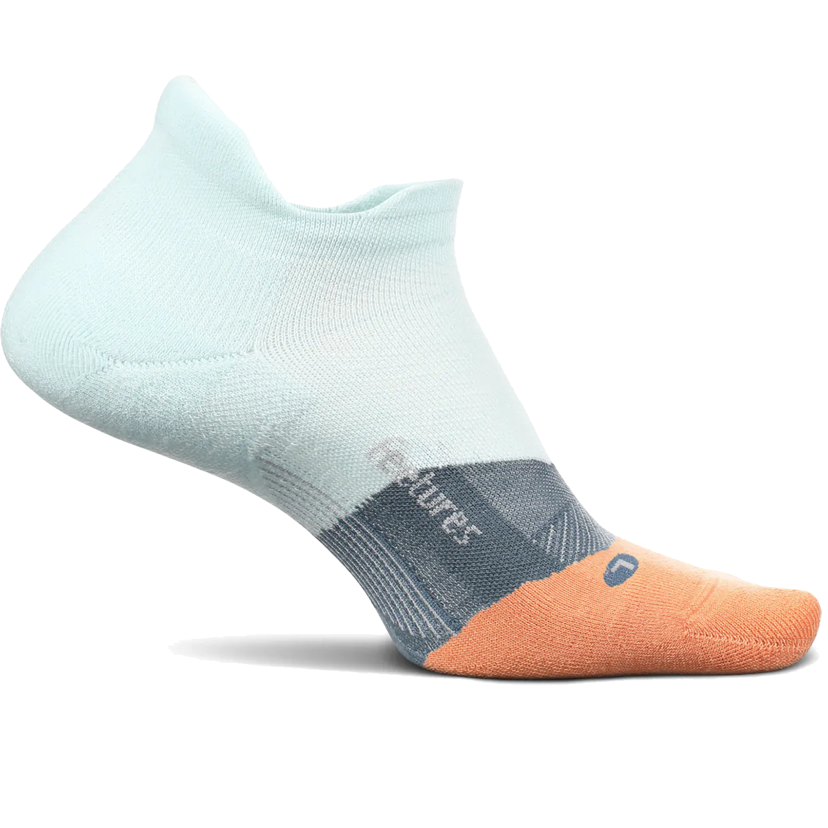 Feetures Elite Max Cushion No Show Tab - Blue Glass