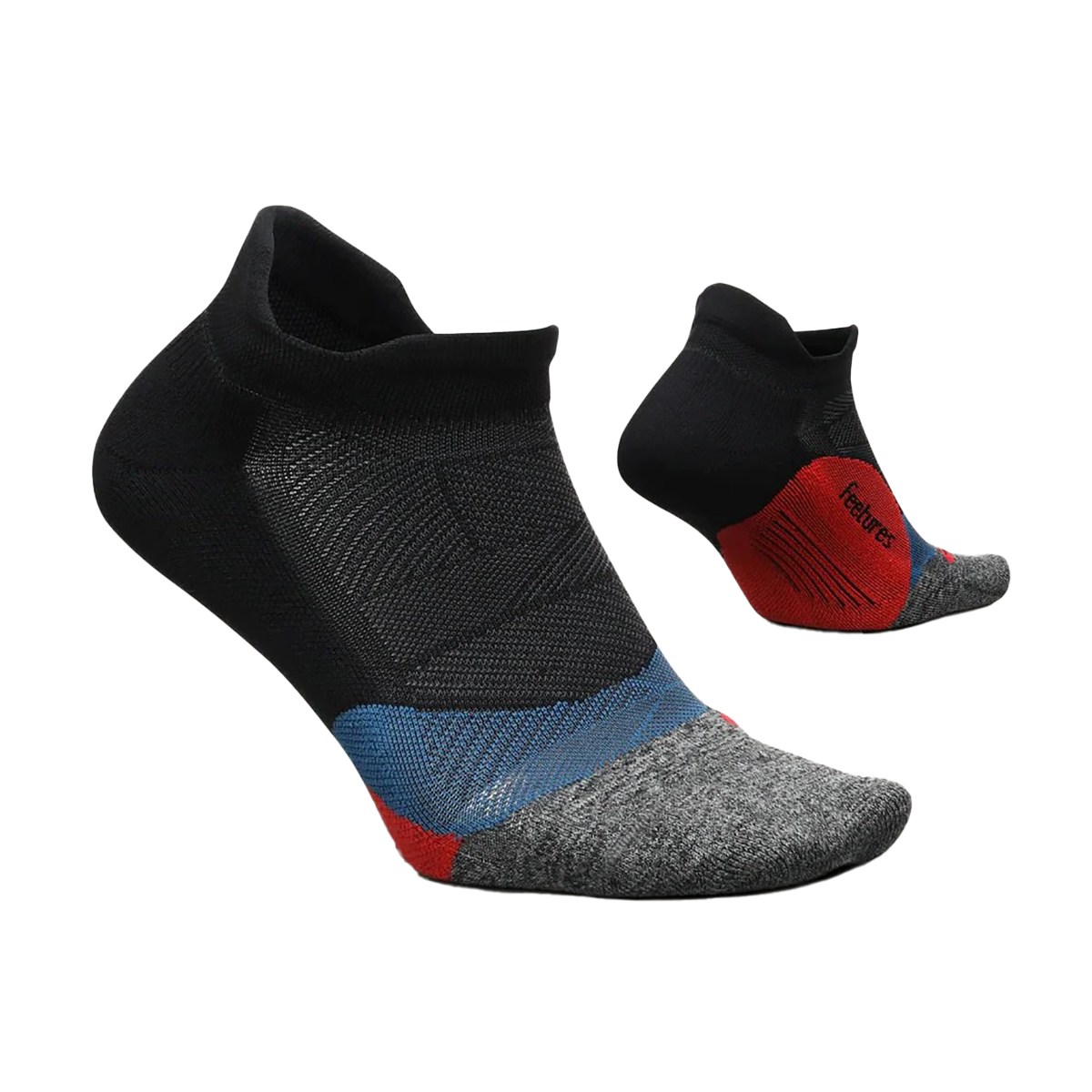 Feetures Elite Ultra Light No Show Tab - Bounce Black