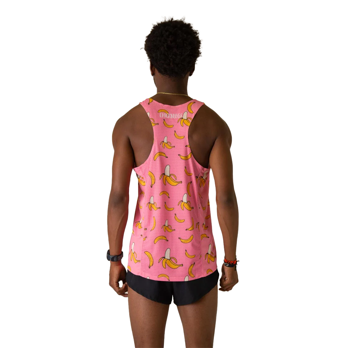 ChicknLegs Preformance Singlet Pink Bananas