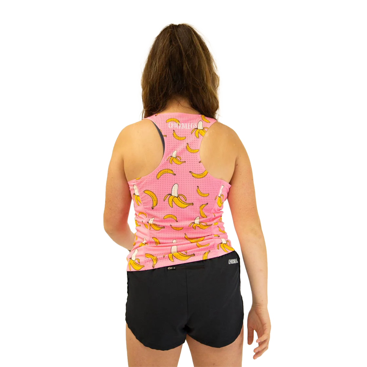 ChicknLegs Preformance Singlet Pink Bananas