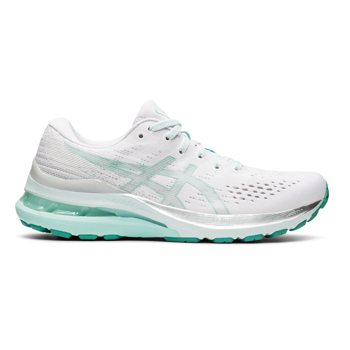 Asics Gel Kayano 28 - White - Oasis Green