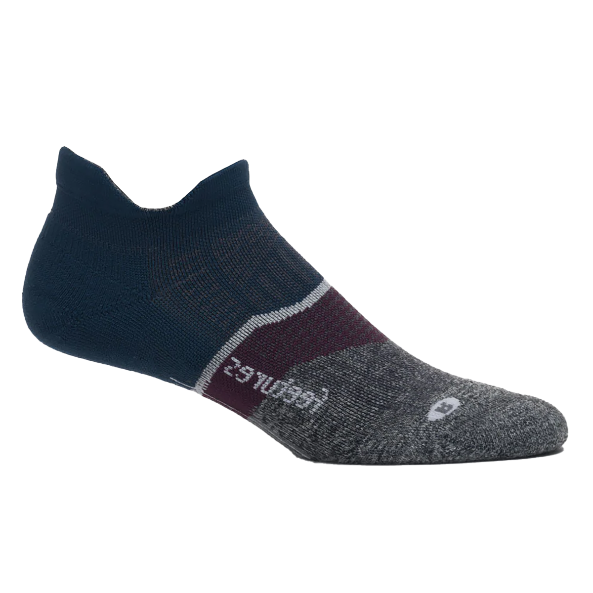 Feetures Elite Max Cushion No Show Tab - French Navy