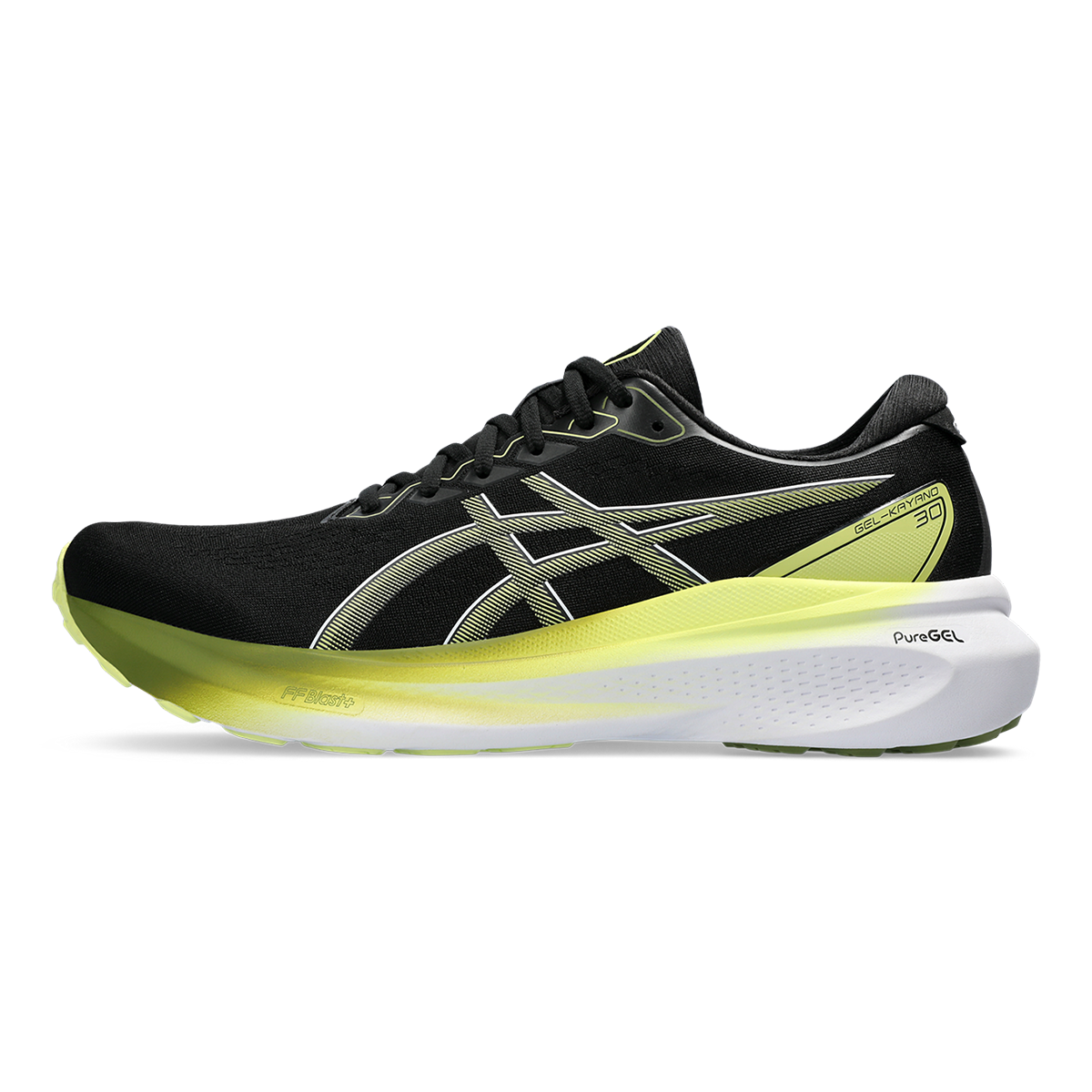 Asics Gel Kayano 30 - Black - Glow Yellow