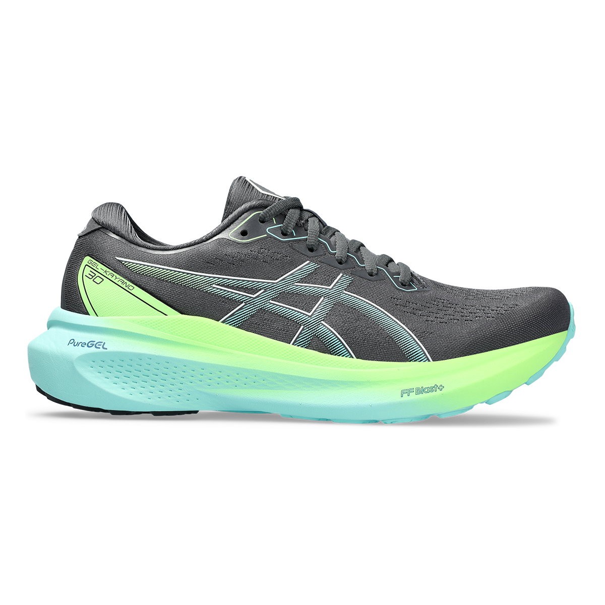 Asics Gel Kayano 30 - Carrier Grey - Illuminate Mint