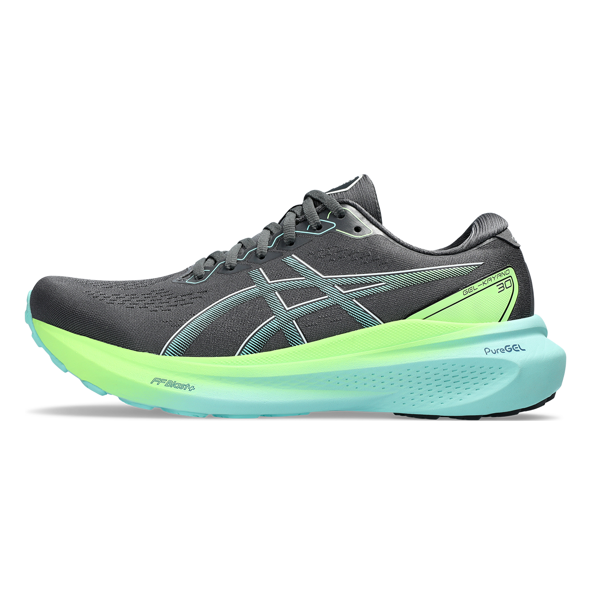 Asics Gel Kayano 30 - Carrier Grey - Illuminate Mint