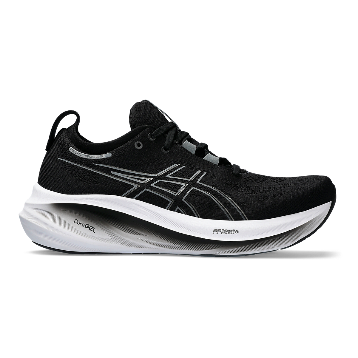 Asics Gel Nimbus 26 - Black - Graphite Grey