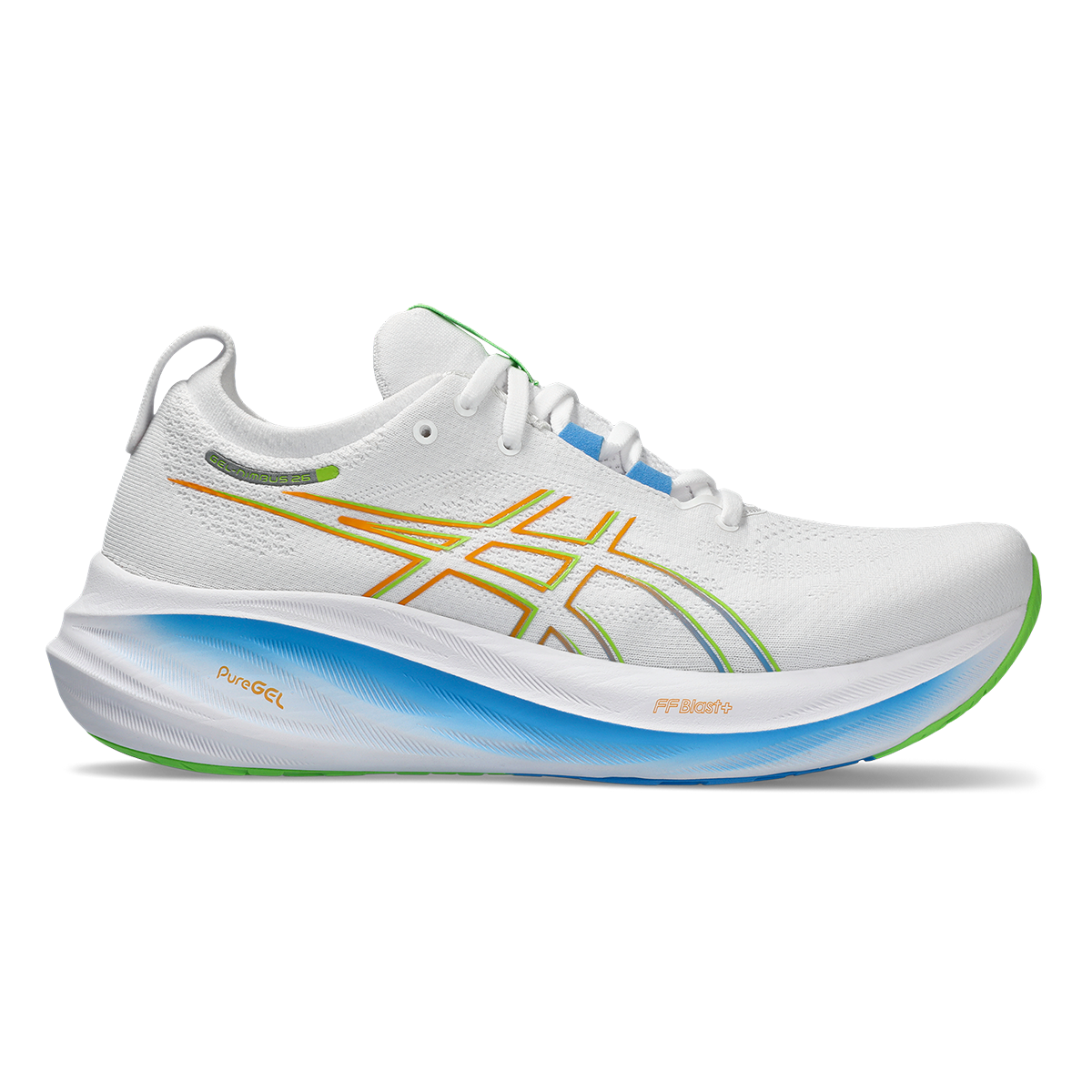 Asics Gel Nimbus 26 - White - Waterscape