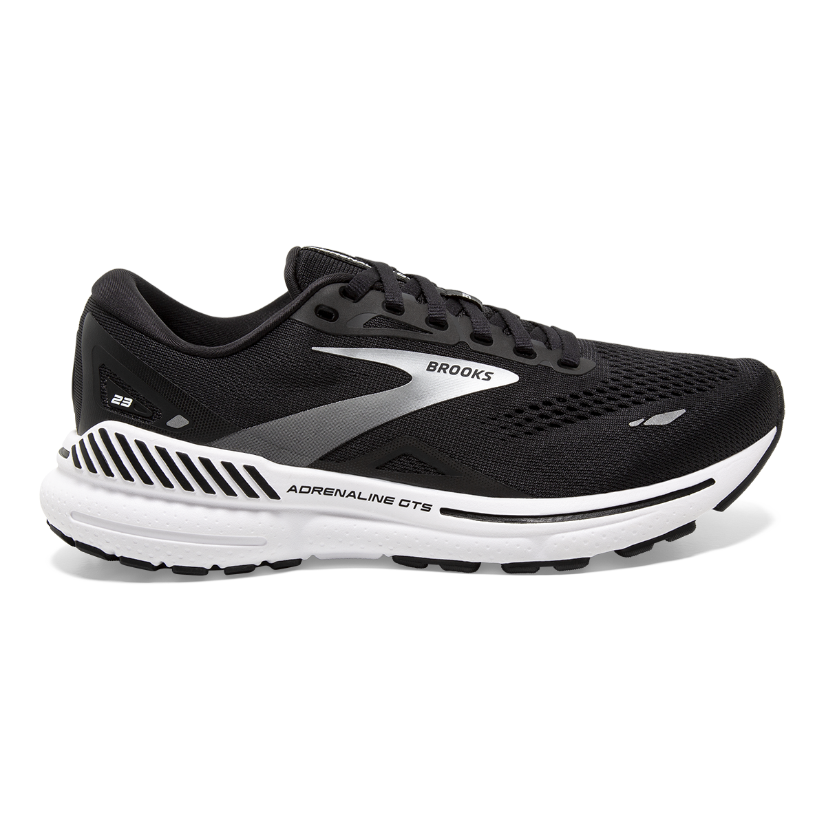 Brooks Adrenaline GTS 23 - Black - White - Silver