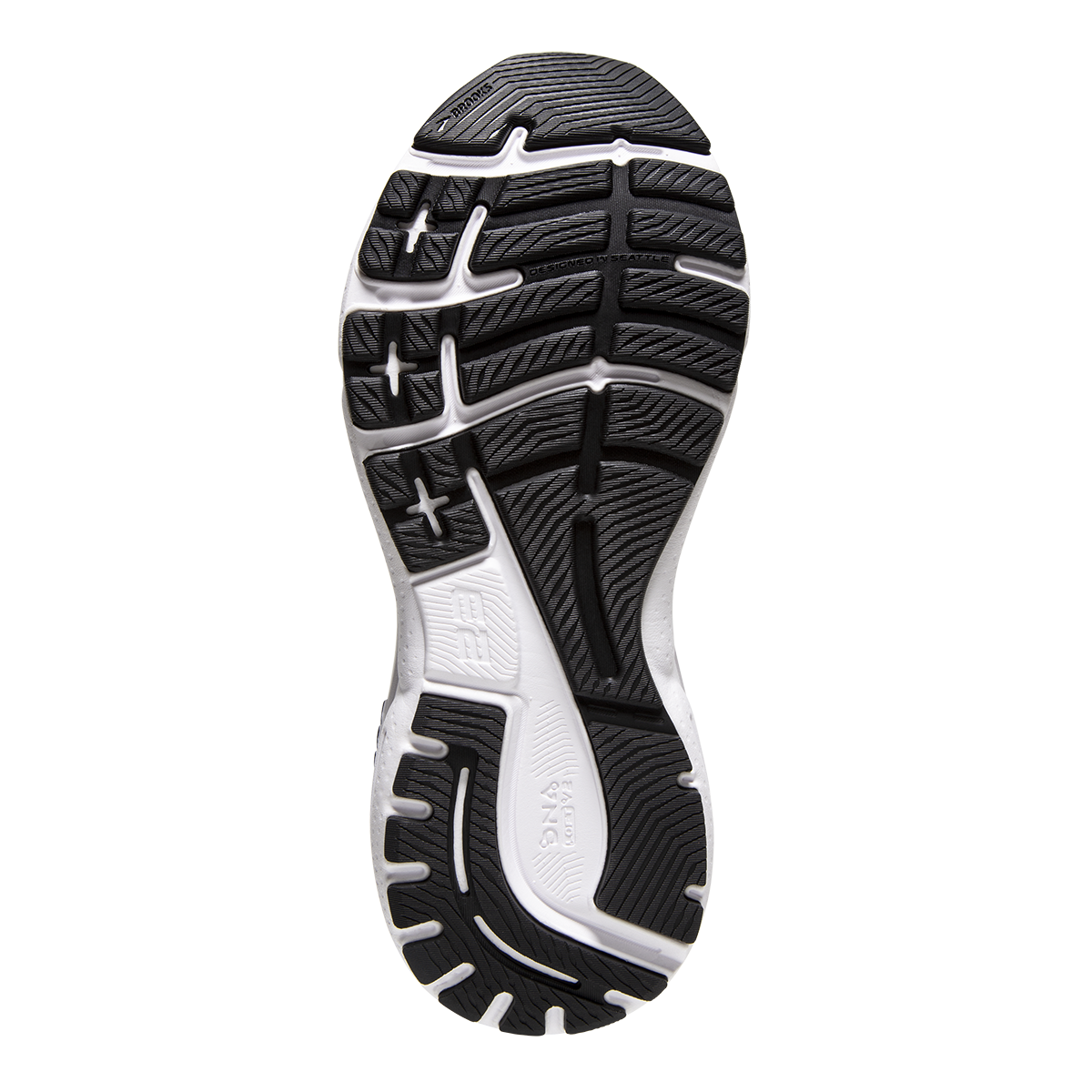 Brooks Adrenaline GTS 23 - Black - White - Silver