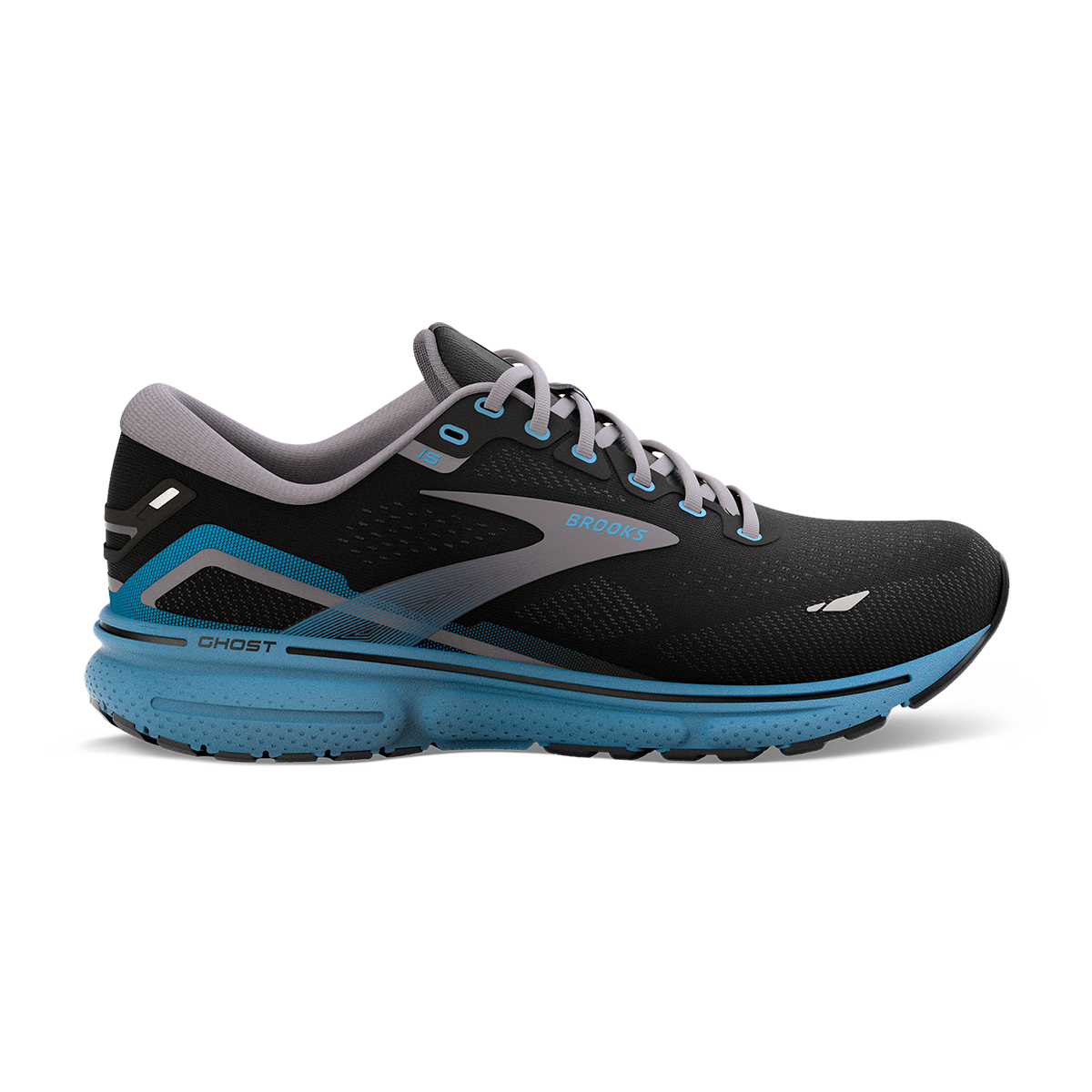 Brooks Ghost 15 - Black - Blackened Pearl - Blue