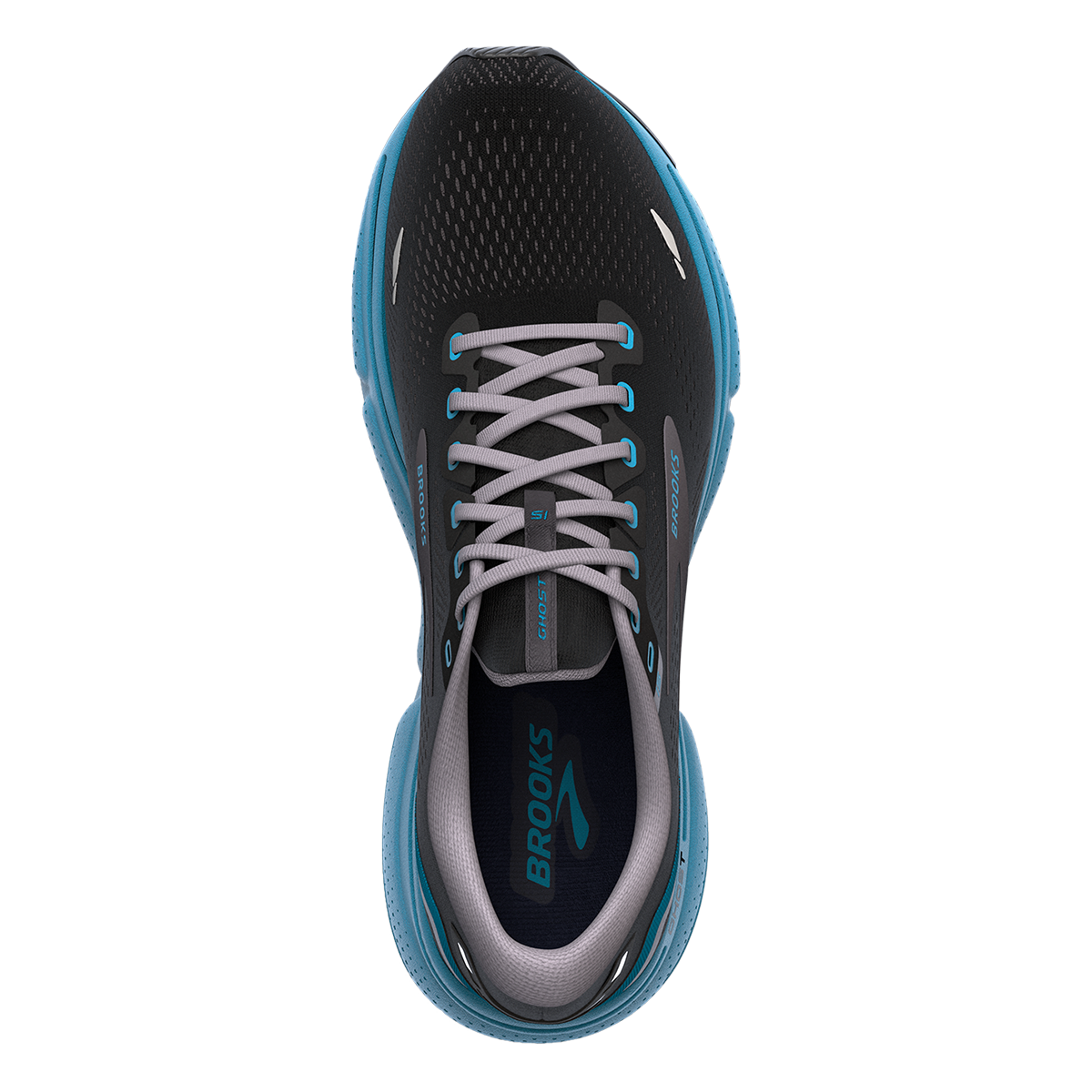 Brooks Ghost 15 - Black - Blackened Pearl - Blue