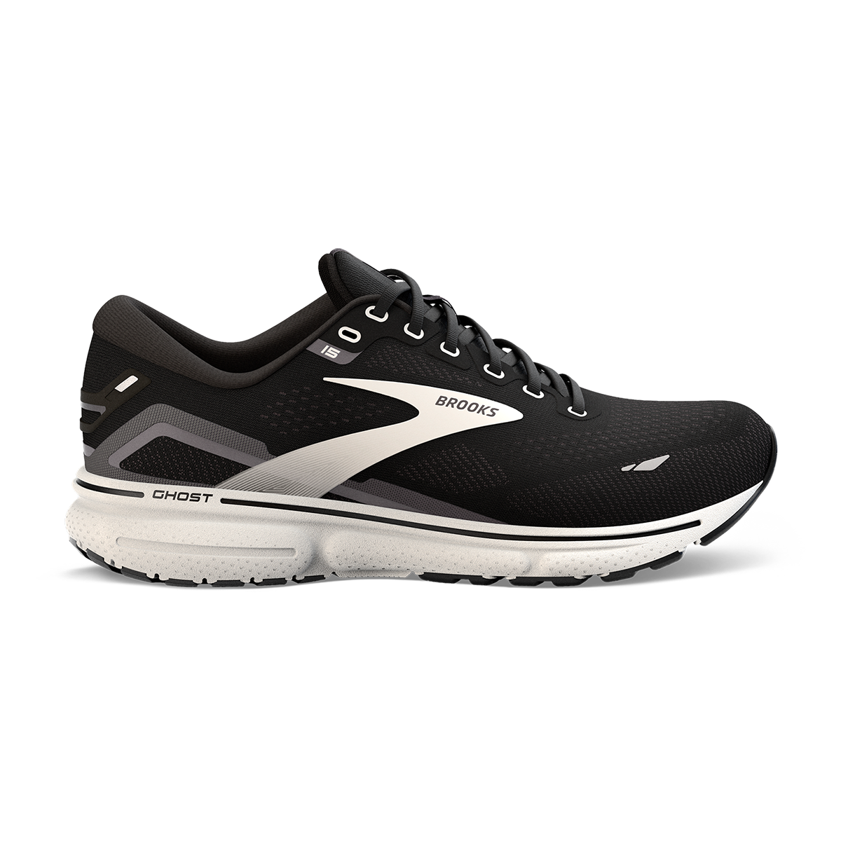 Brooks Ghost 15 - Black - Blackened Pearl - White