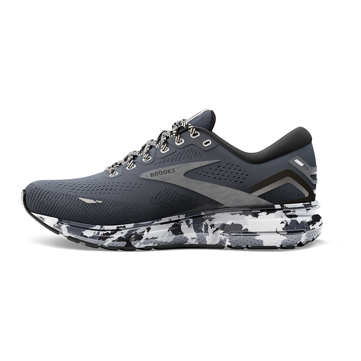 Brooks Ghost 15 - Ebony - Black - Oyster