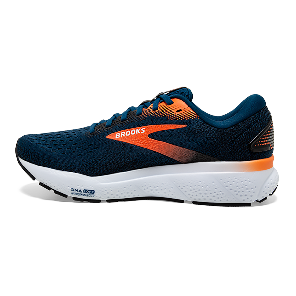 Brooks Ghost 16 - Blue Opal - Black - Nasturtium