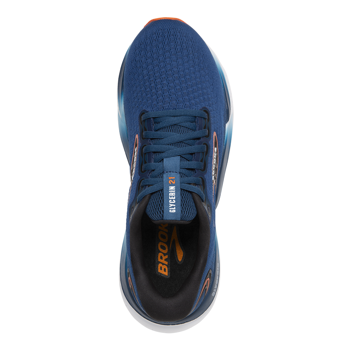 Brooks Glycerin 21 - Blue Opal - Black - Nasturtium