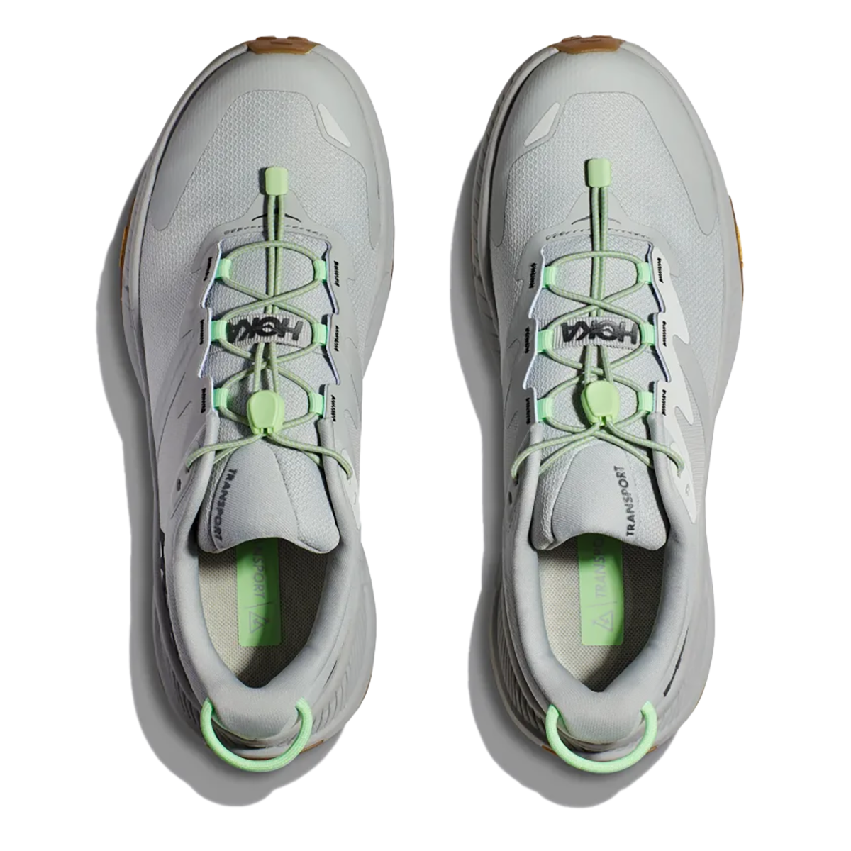 Hoka Transport - Harbor Mist - Lime Glow