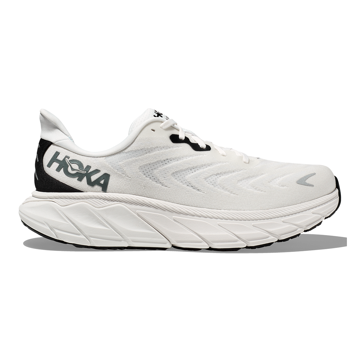 Hoka Arahi 6 - Blanc De Blanc - Steel Wool