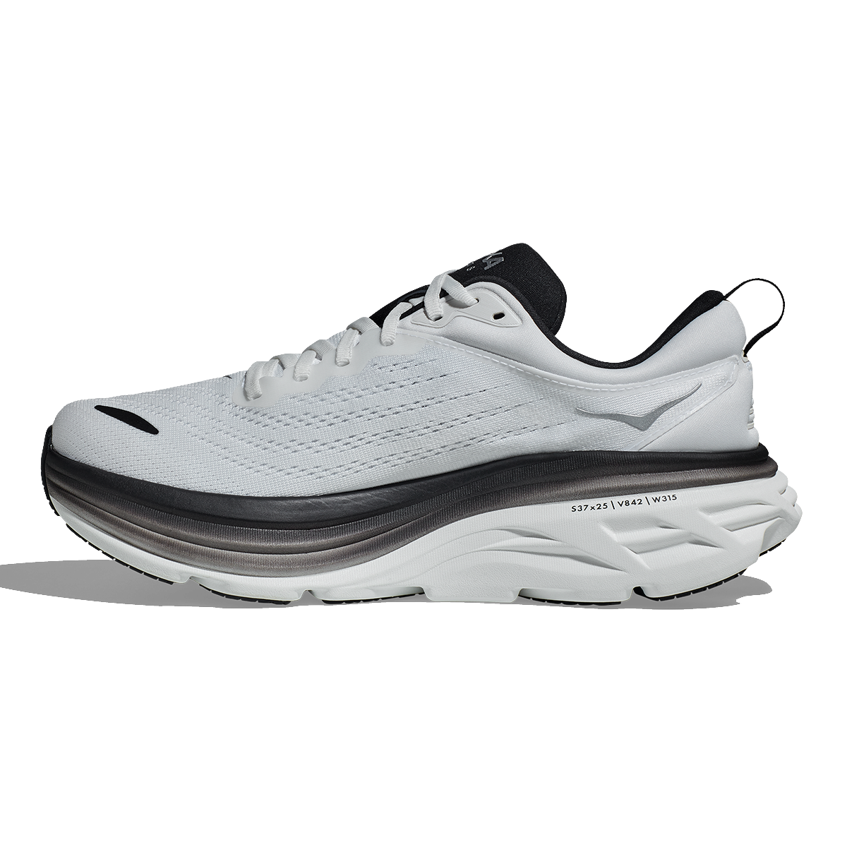 Hoka Bondi 8 - White - Black