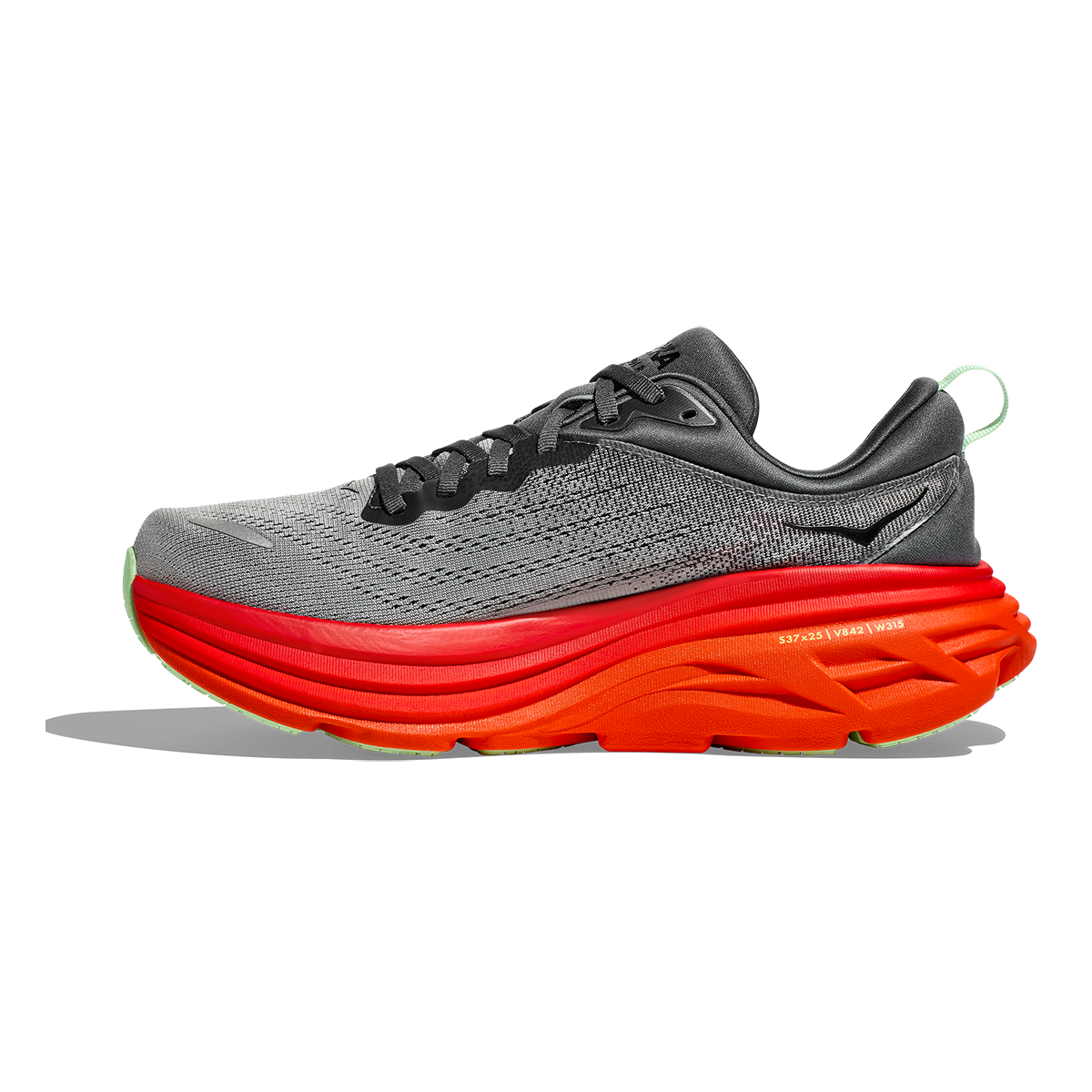 Hoka Bondi 8 - Castlerock - Flame