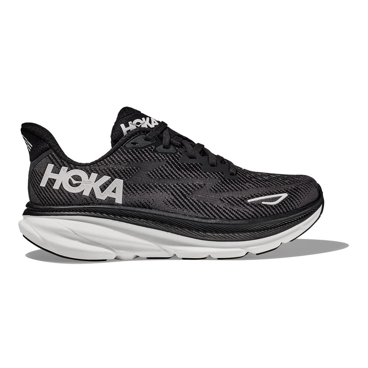 Hoka Clifton 9 - Black - White