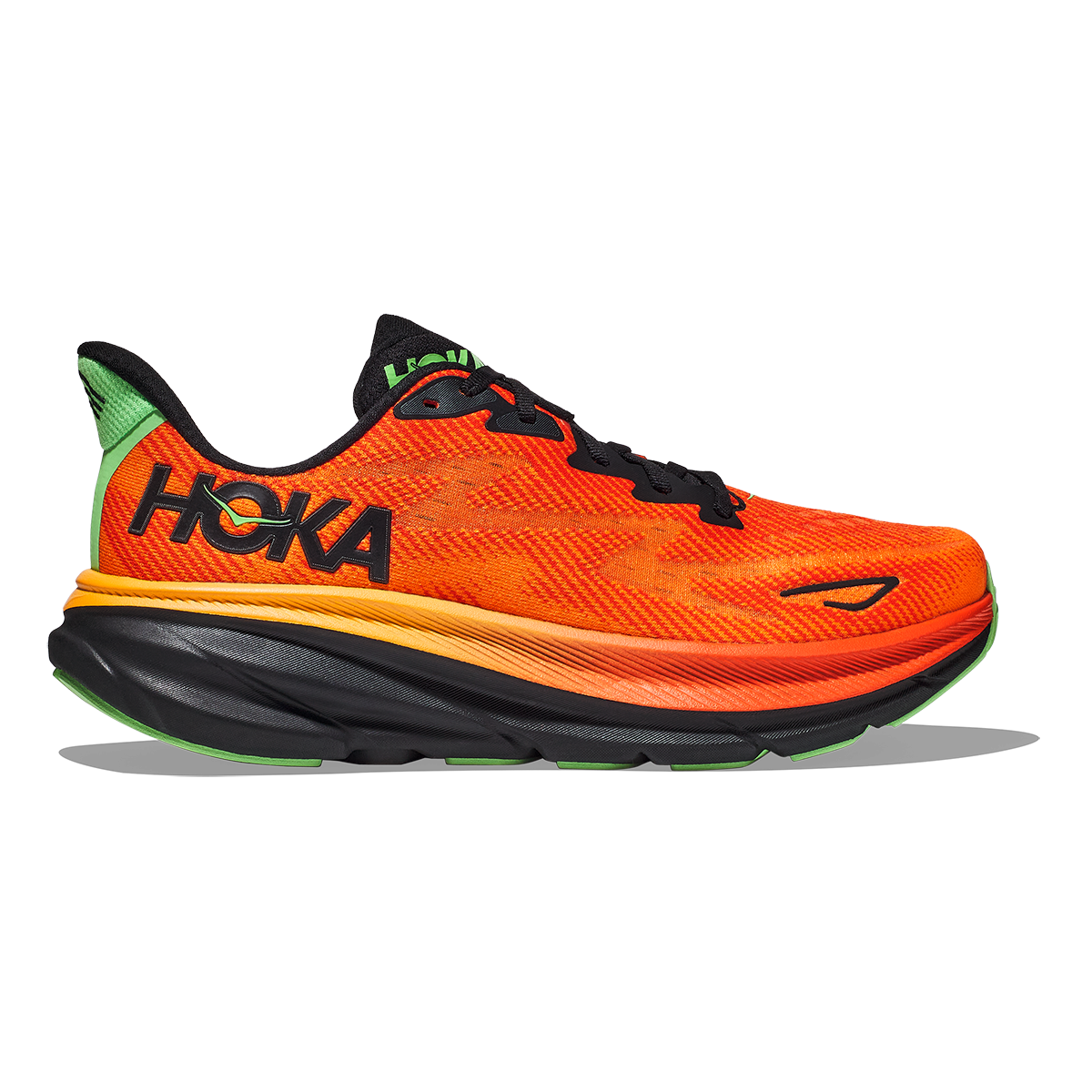 Hoka Clifton 9 - Flame - Vibrant Orange