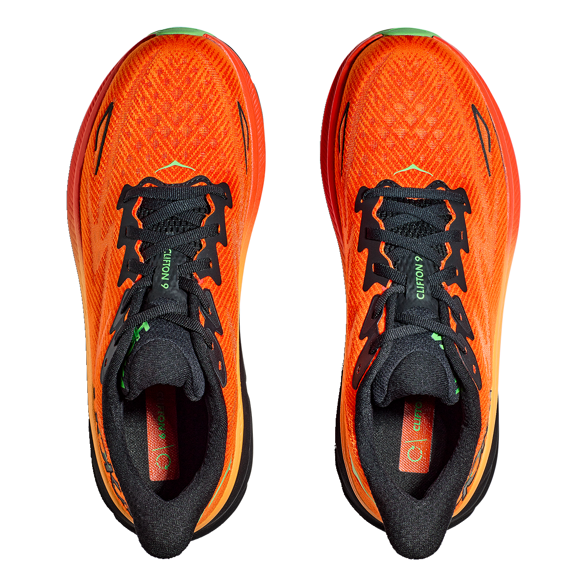 Hoka Clifton 9 - Flame - Vibrant Orange