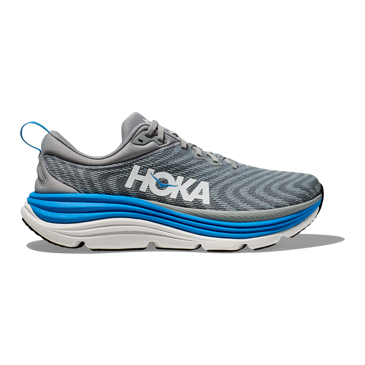 Hoka Gaviota 5 - Limestone - Diva Blue