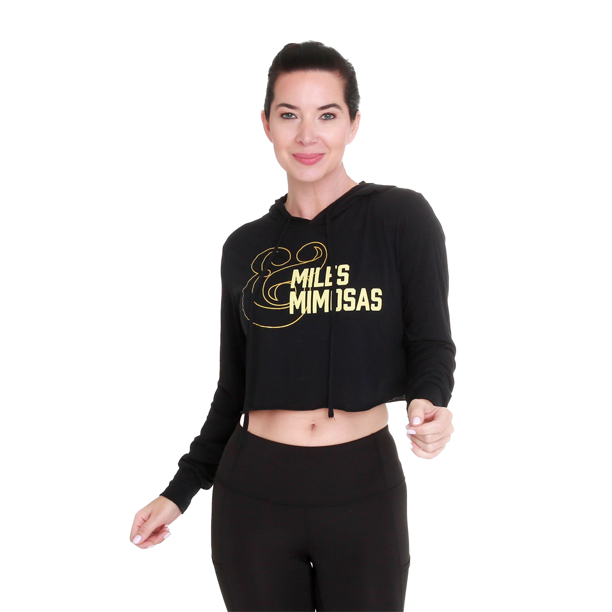 Pep & BB Miles & Mimosas Crop Hoodie