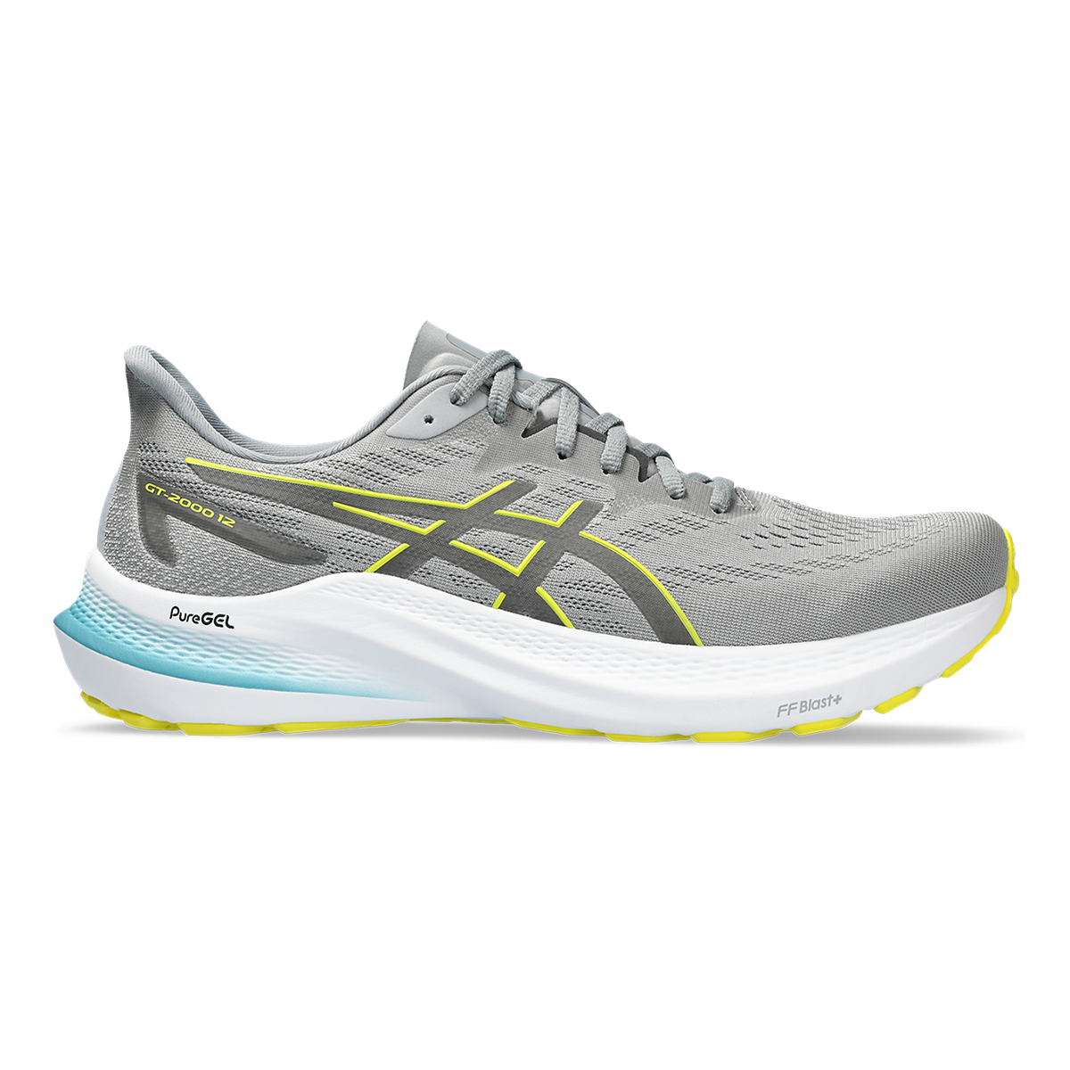 Asics GT 2000 12 - Sheet Rock - Bright Yellow