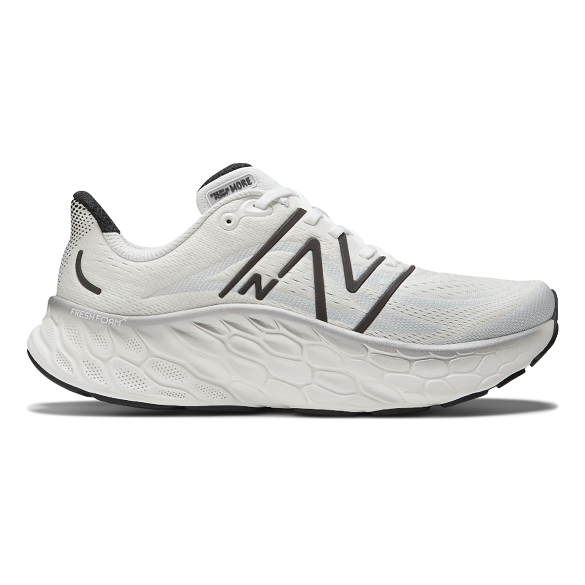 New Balance Fresh Foam X More V4 - White - Black Metallic - Black