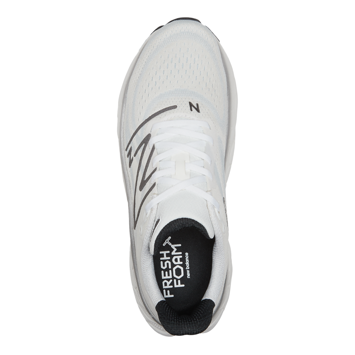 New Balance Fresh Foam X More V4 - White - Black Metallic - Black