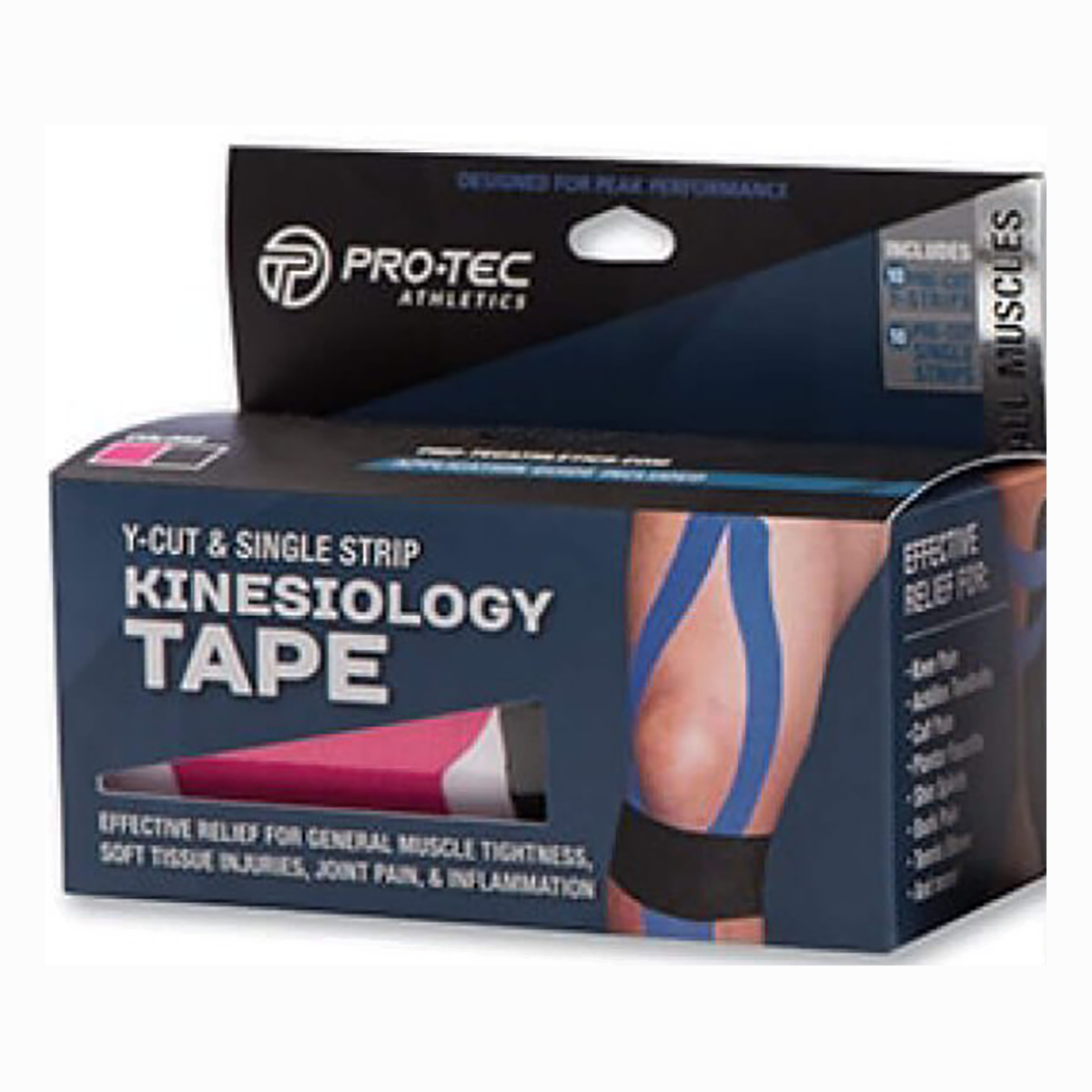 Pro-Tec Pre-Cut Kinesiology Tape