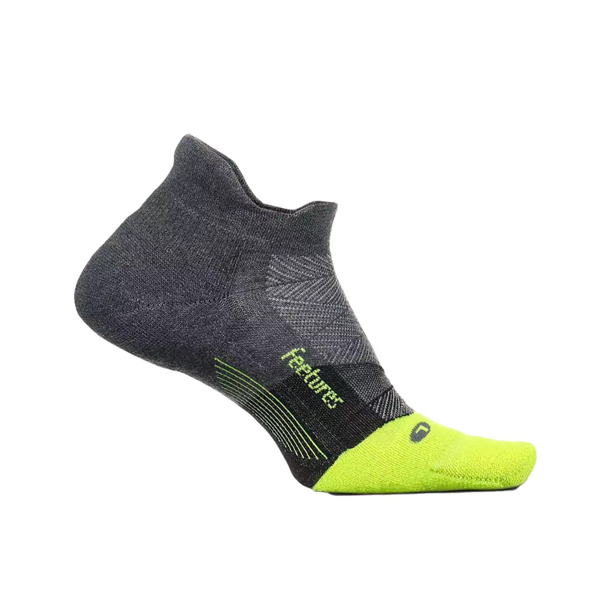 Feetures Elite Max Cushion No Show Tab - Glowing Grey