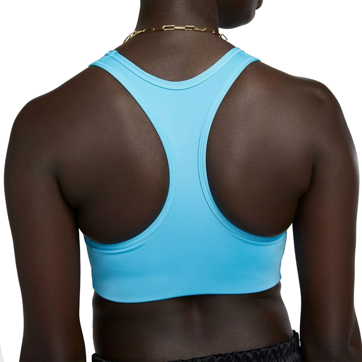 Nike Dri-FIT Swoosh Bra Baltic Blue - White