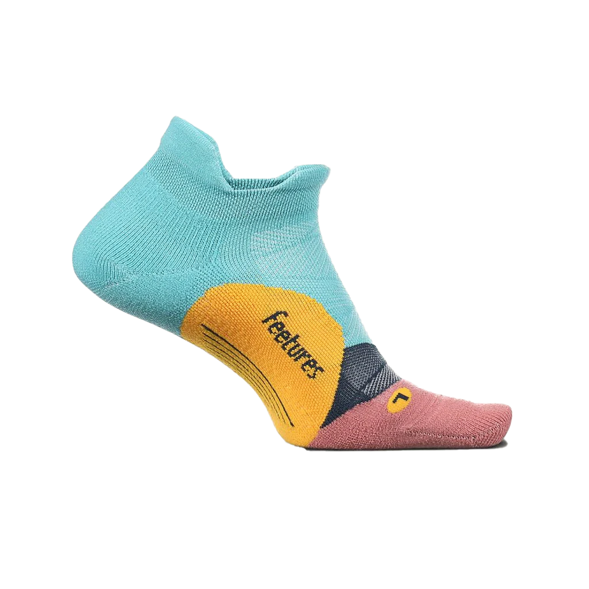 Feetures Elite Ultra Light No Show Tab - Takeoff Turquoise