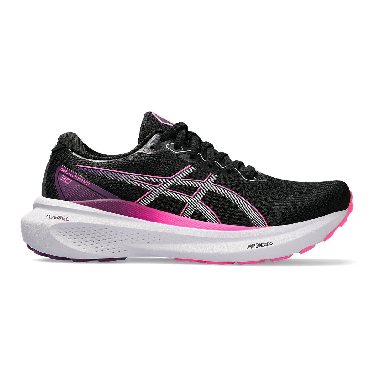 Asics Gel Kayano 30 - Black - Lilac Hint