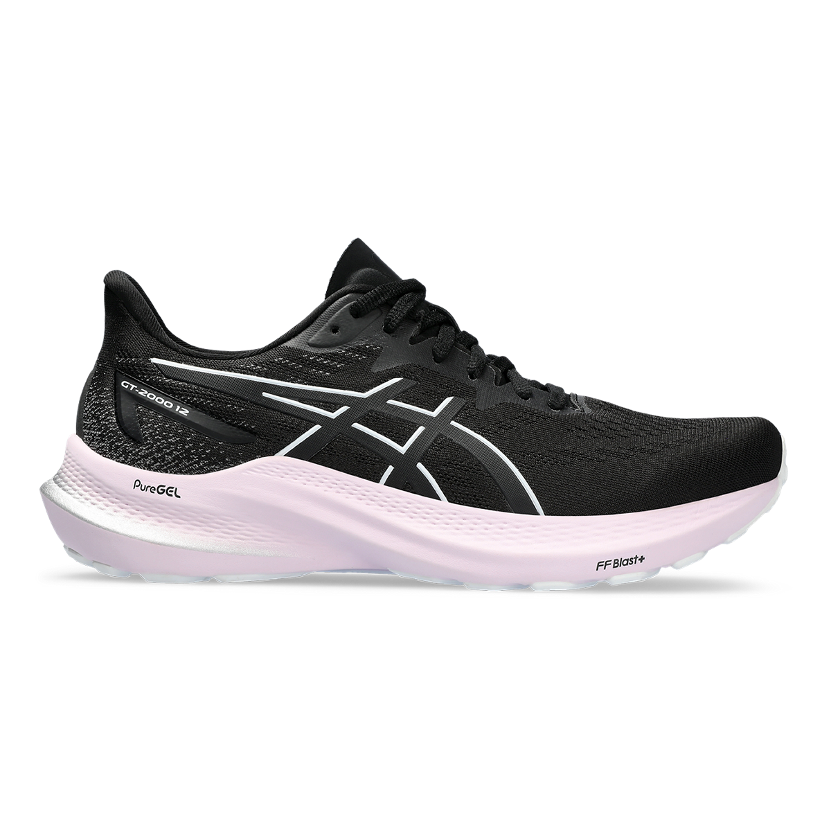 Asics GT 2000 12 Black White Fit2Run