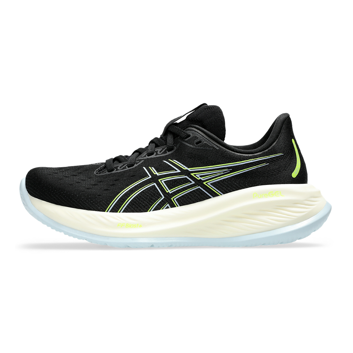 Asics Gel Cumulus 26 - Black - Safety Yellow