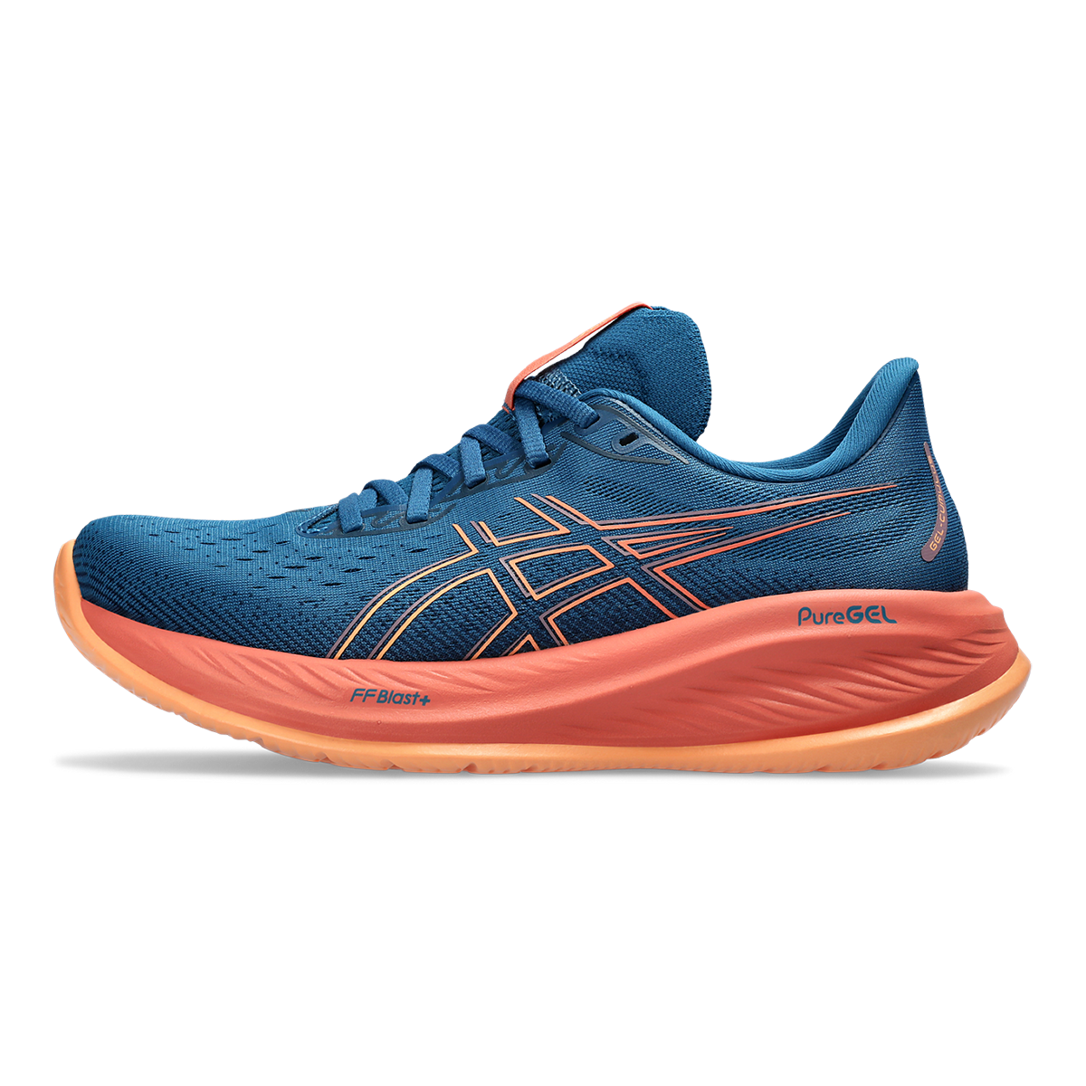 Asics Gel Cumulus 26 - Rich Navy - Faded Orange