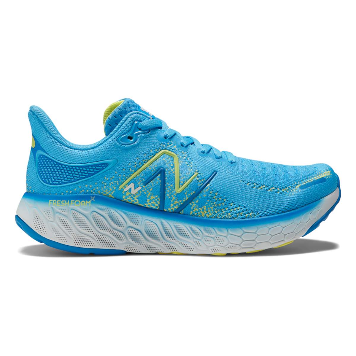 New Balance Fresh Foam X 1080 V12 - Vibrant Sky - Lemonade - Serene Blue