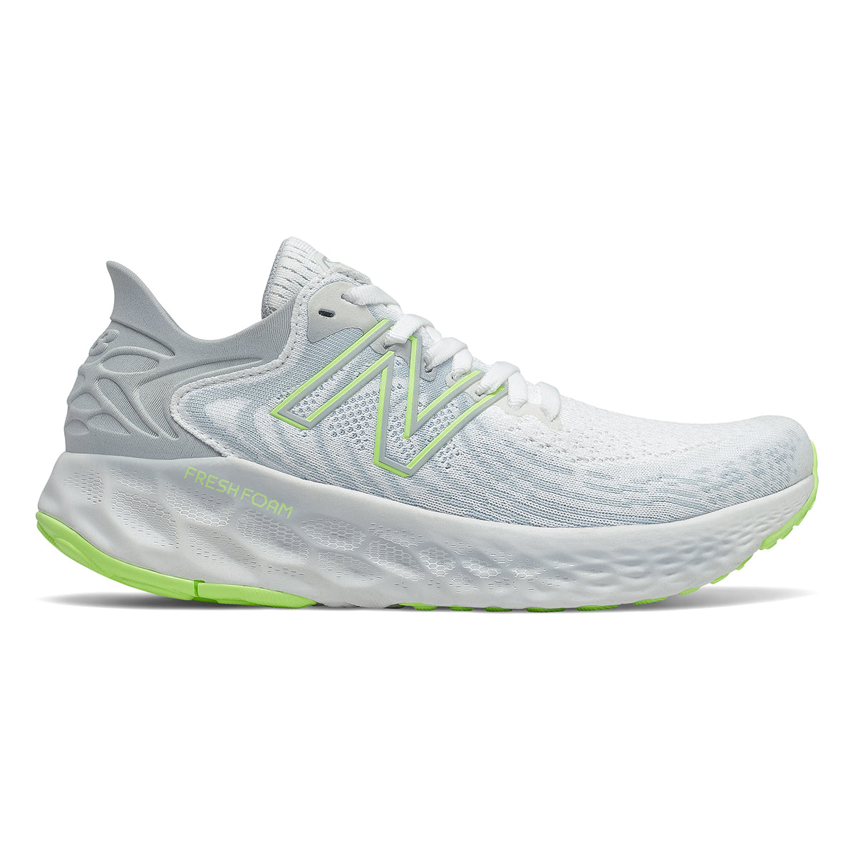 New Balance 1080 V11 - White - Bleached Lime Glo