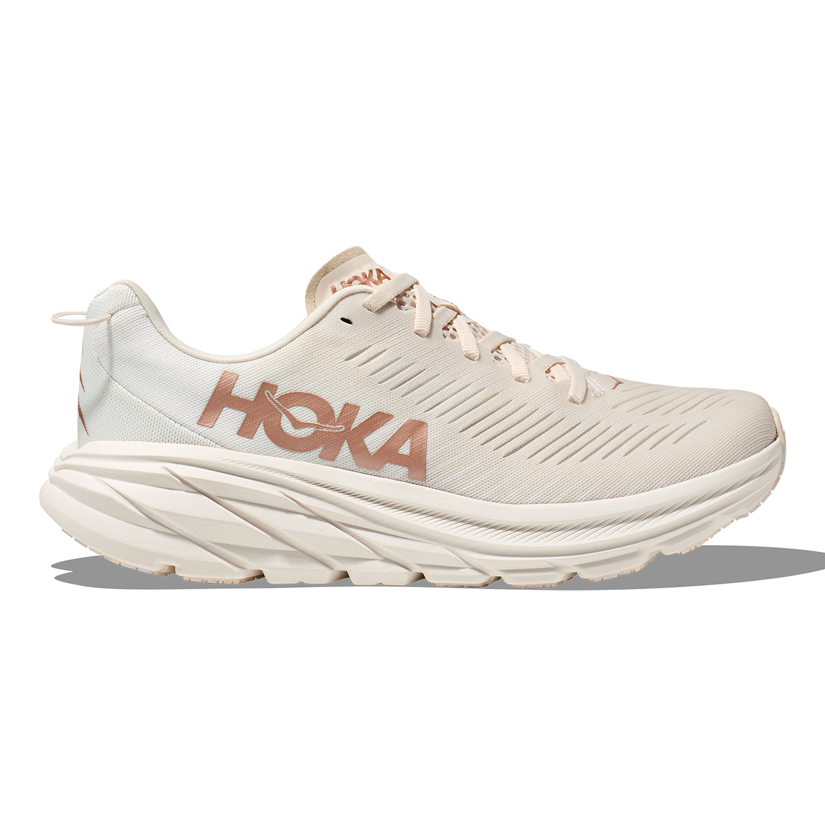 Hoka Rincon 3 - Eggnog - Rose Gold