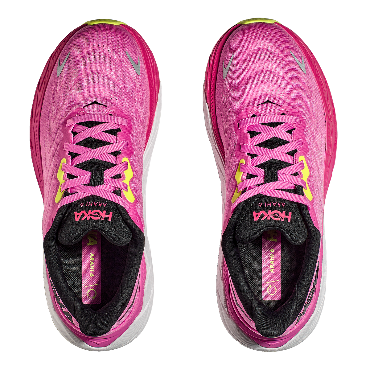 Hoka Arahi 6 - Strawberry - Black