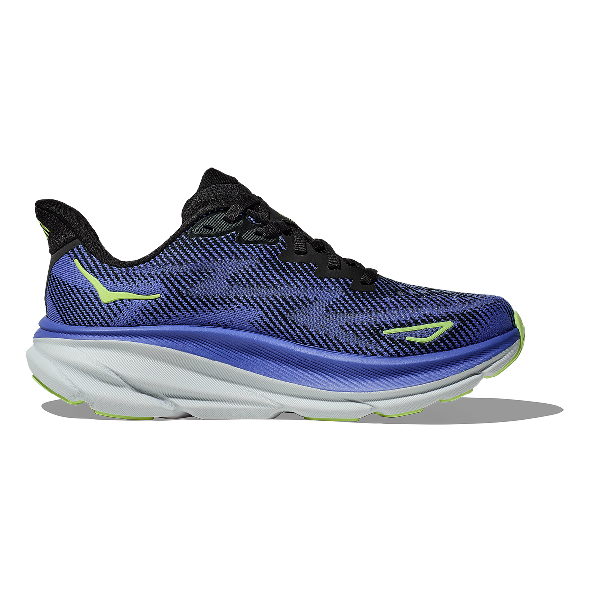 Hoka Clifton 9 - Black - Stellar Blue